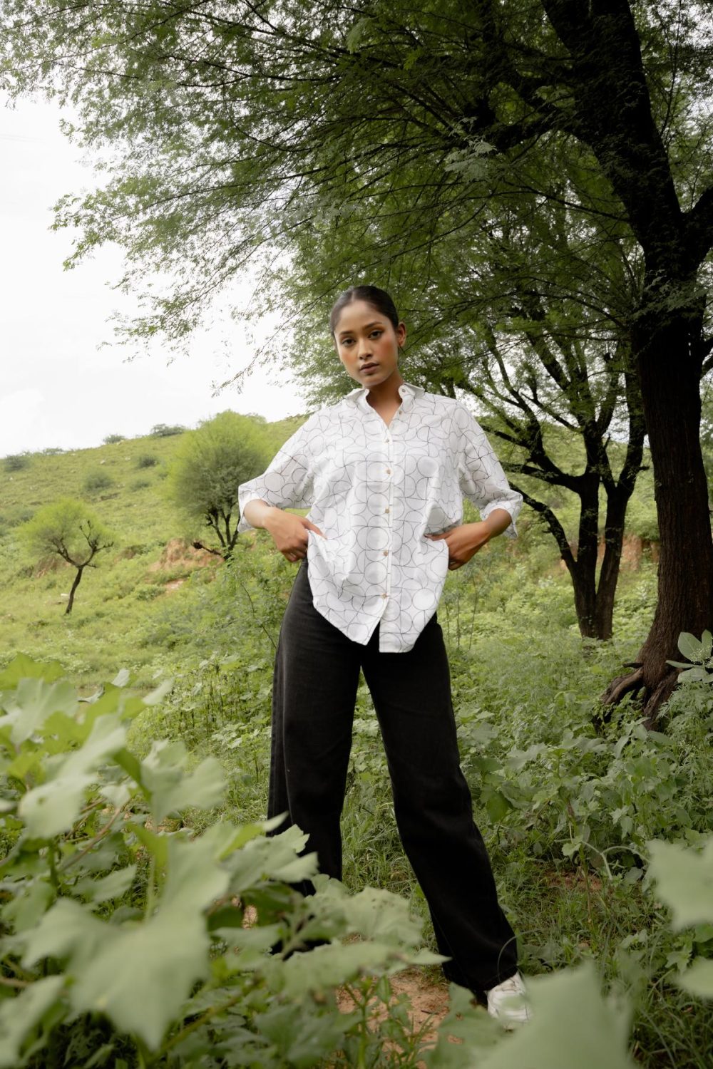 Sanganeri Over-sized Cotton Shirts - Image 2