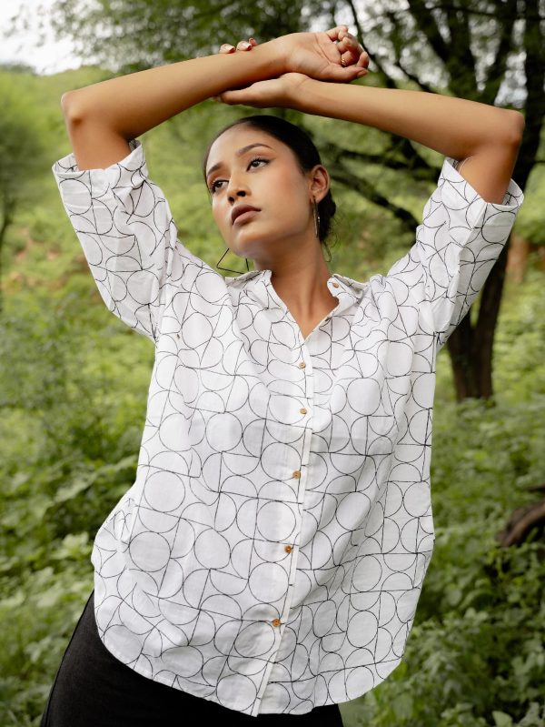 Sanganeri Over-sized Cotton Shirts - Image 3