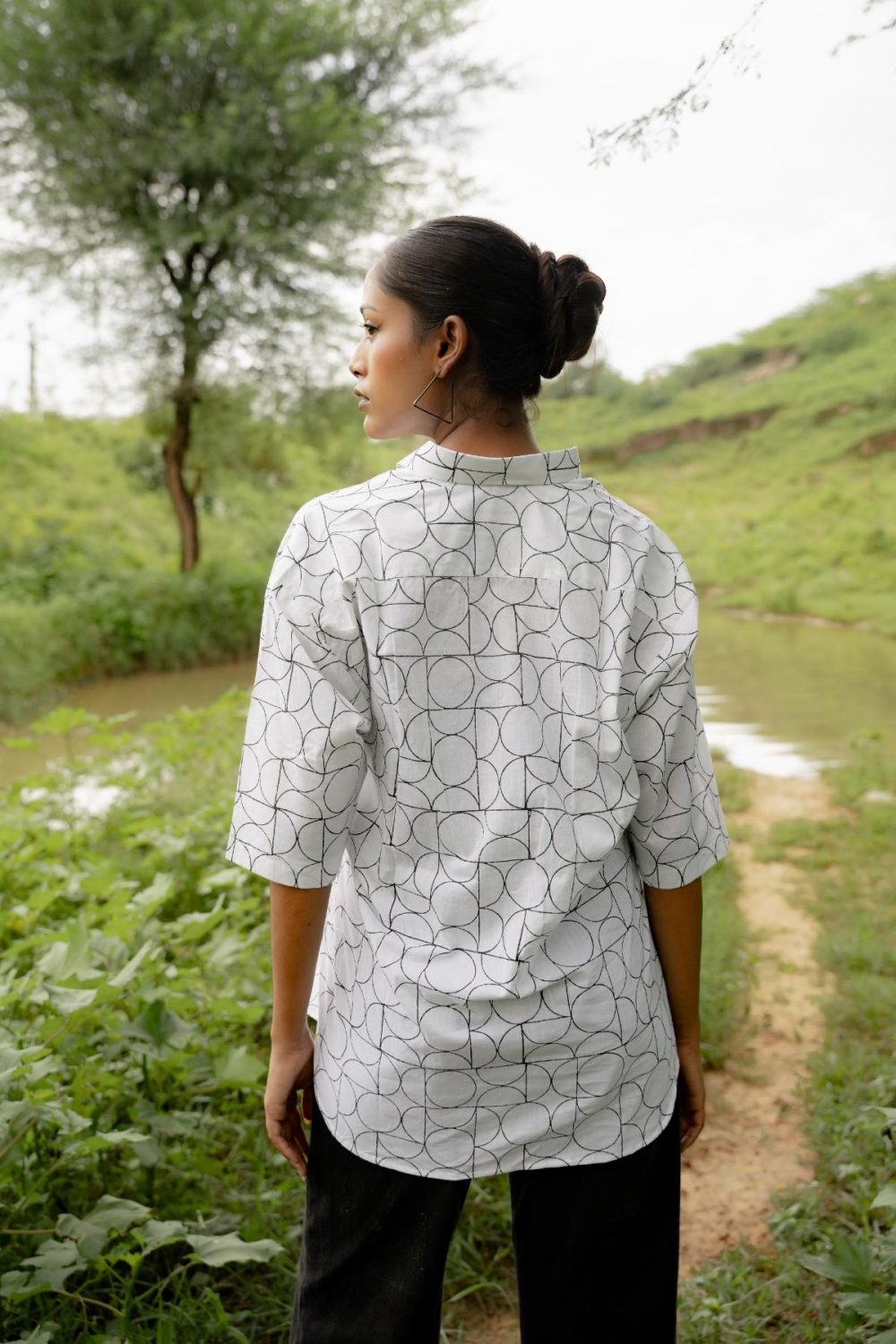 Sanganeri Over-sized Cotton Shirts - Image 6