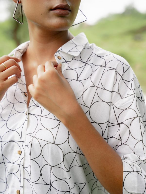 Sanganeri Over-sized Cotton Shirts