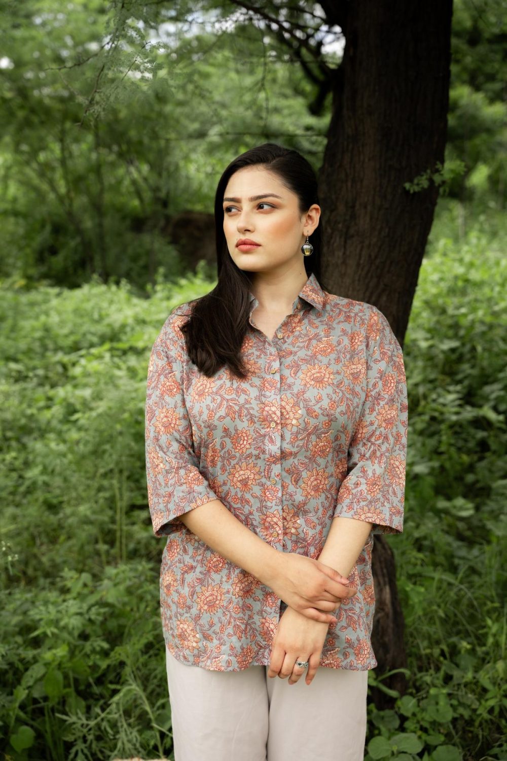 Sanganeri Over-sized Cotton Shirts - Image 4