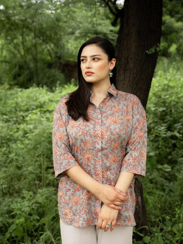 Sanganeri Over-sized Cotton Shirts - Image 4
