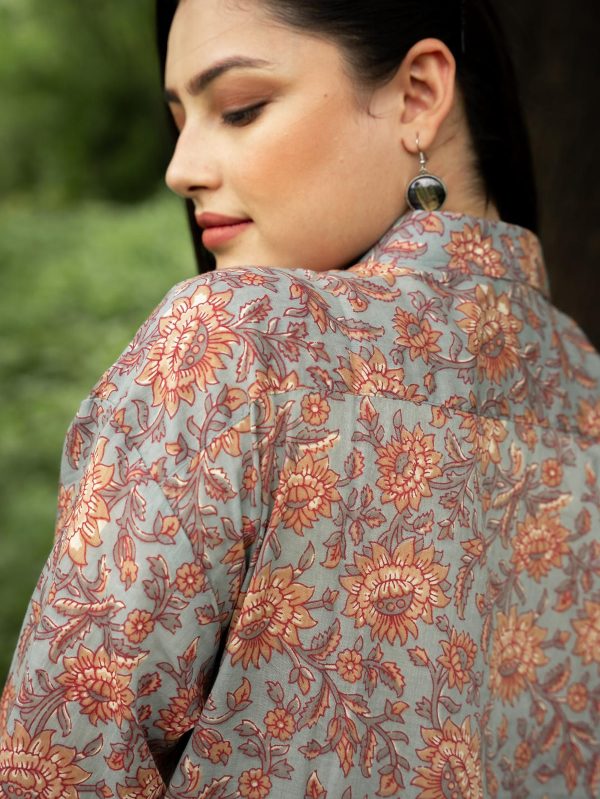 Sanganeri Over-sized Cotton Shirts - Image 2
