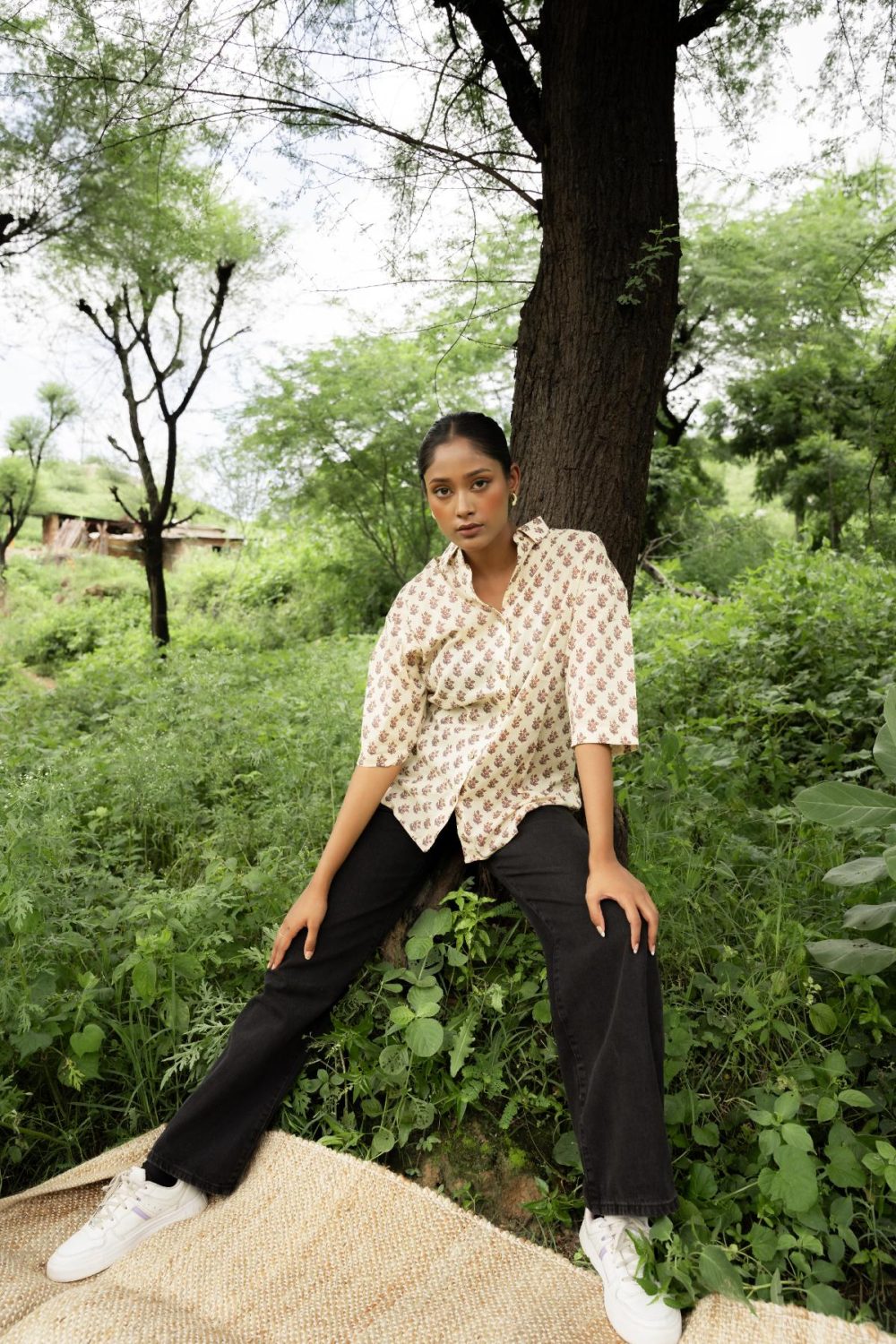 Sanganeri Over-sized Cotton Shirts - Image 5