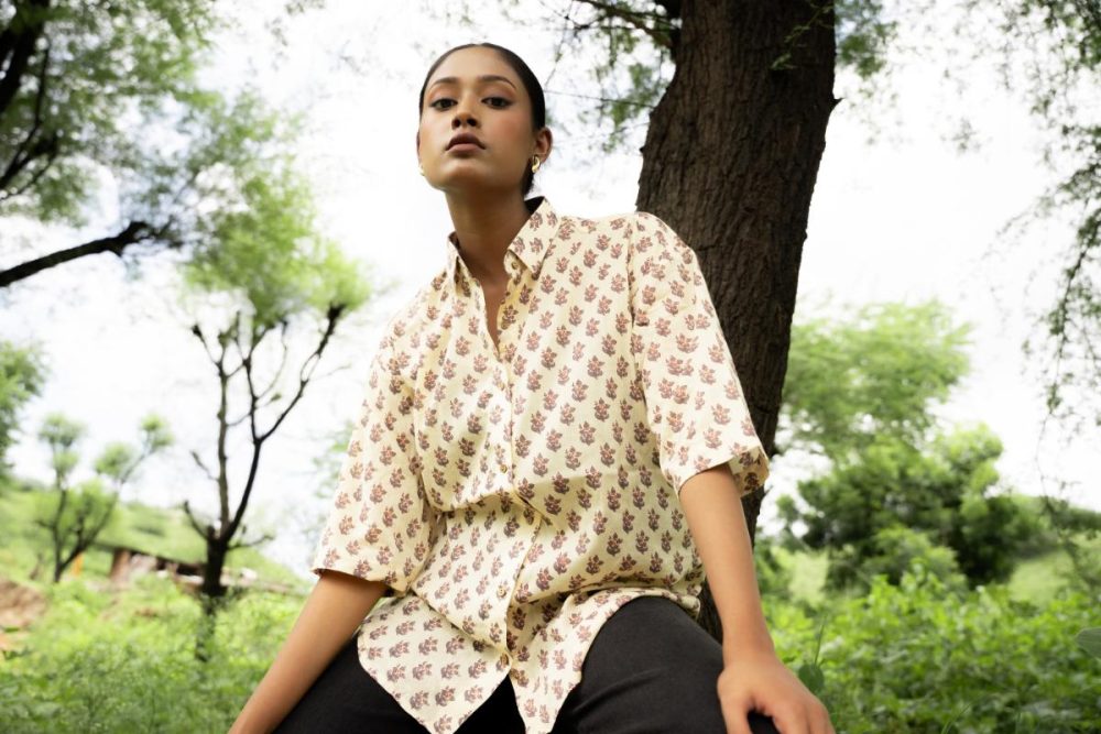 Sanganeri Over-sized Cotton Shirts - Image 6