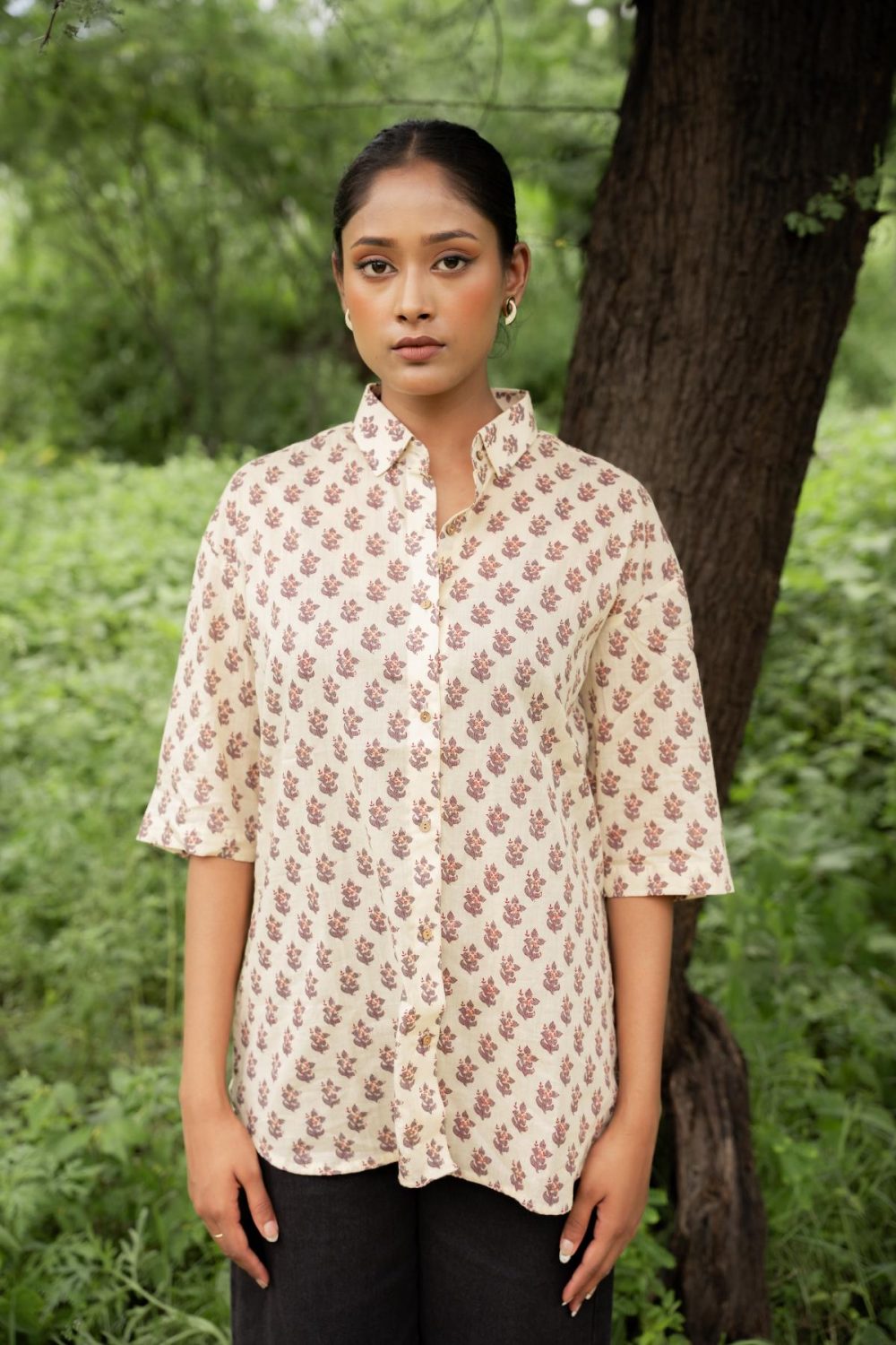 Sanganeri Over-sized Cotton Shirts - Image 3