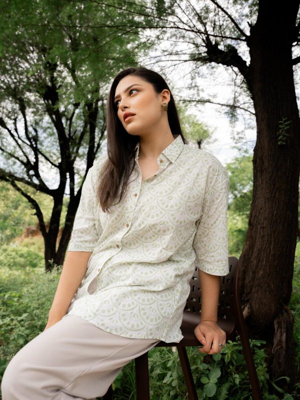 Sanganeri Over-sized Cotton Shirts - Image 2