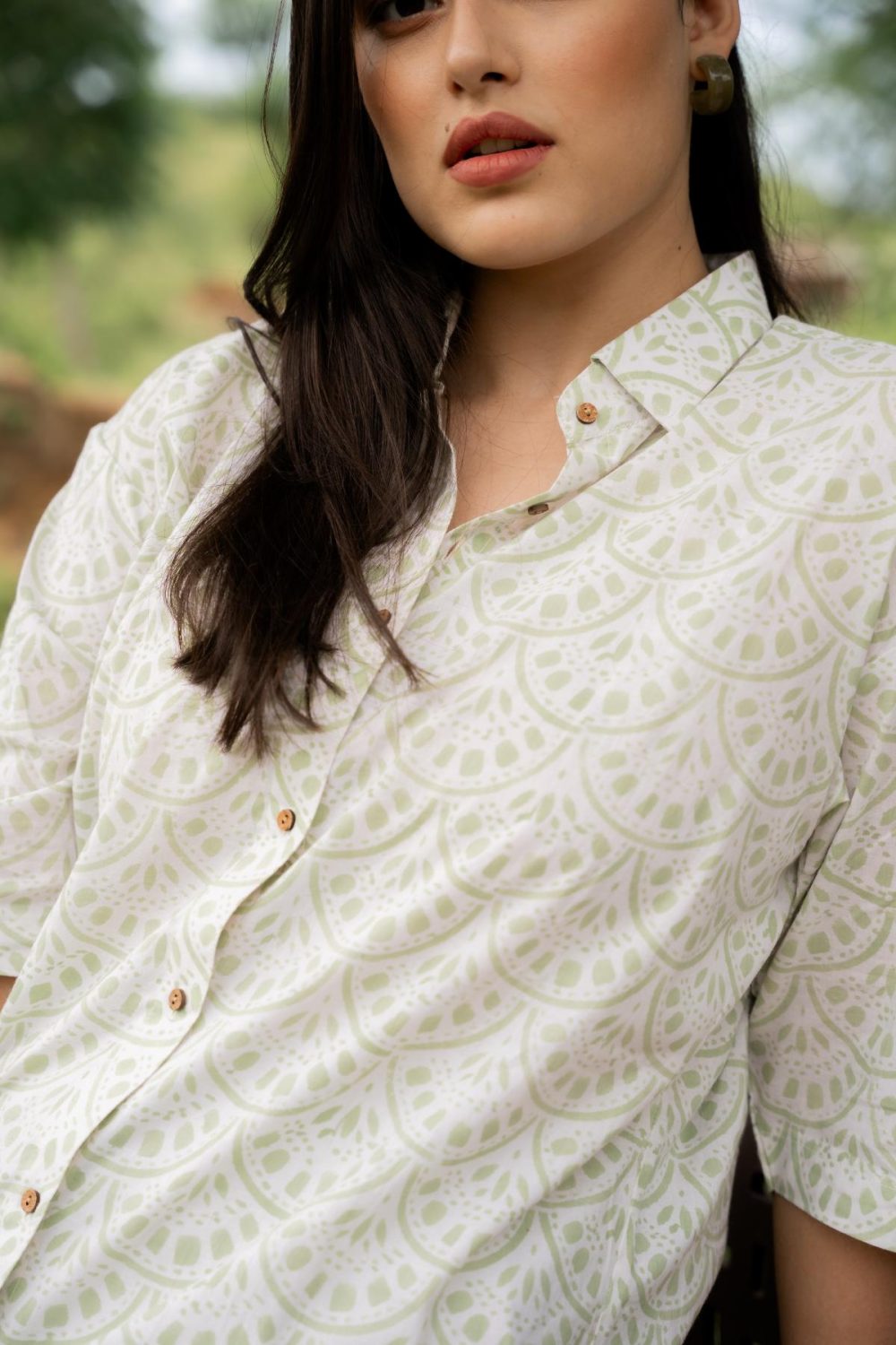Sanganeri Over-sized Cotton Shirts - Image 3