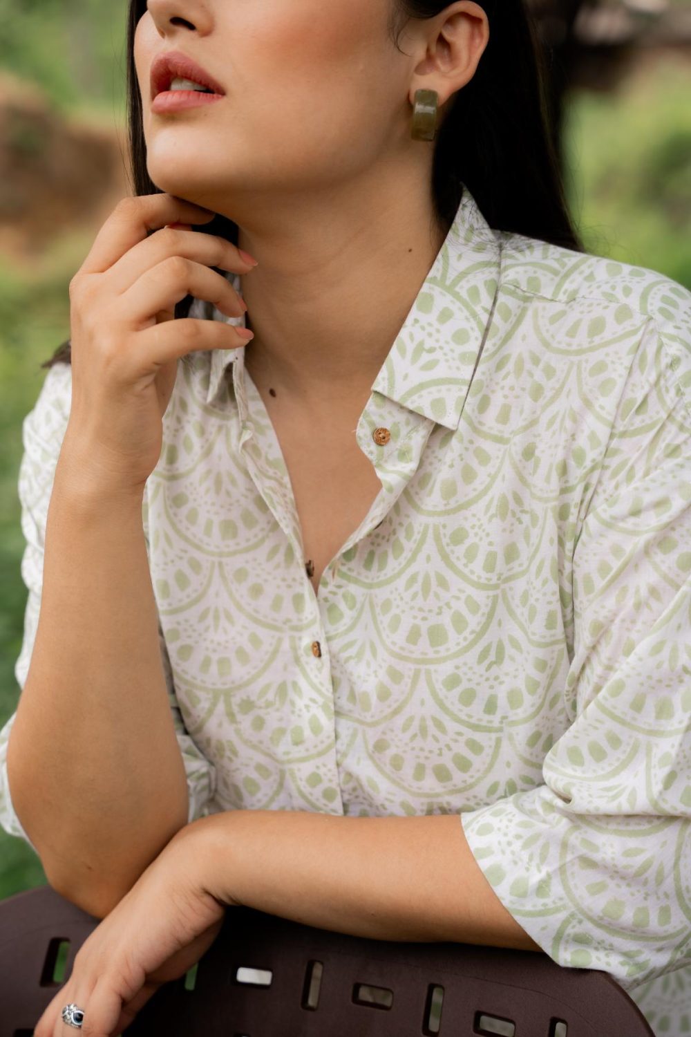 Sanganeri Over-sized Cotton Shirts