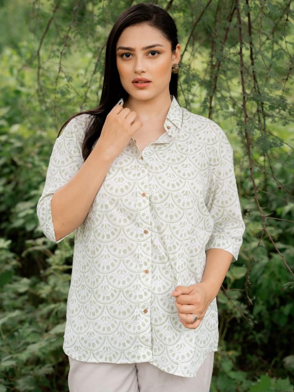 Sanganeri Over-sized Cotton Shirts - Image 4