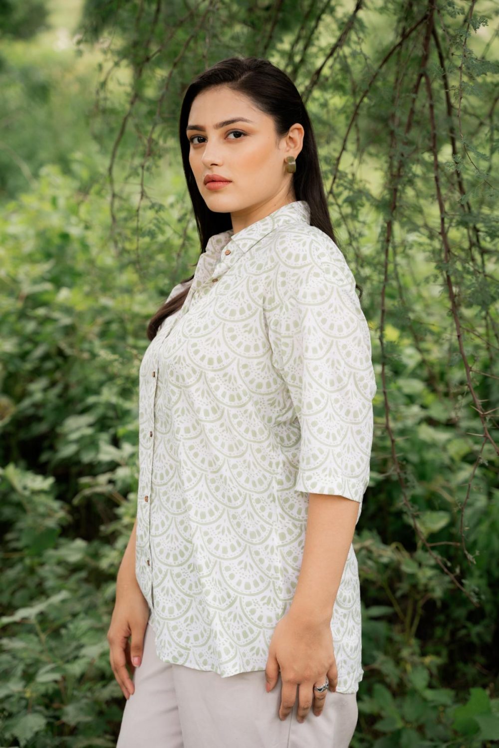 Sanganeri Over-sized Cotton Shirts - Image 5