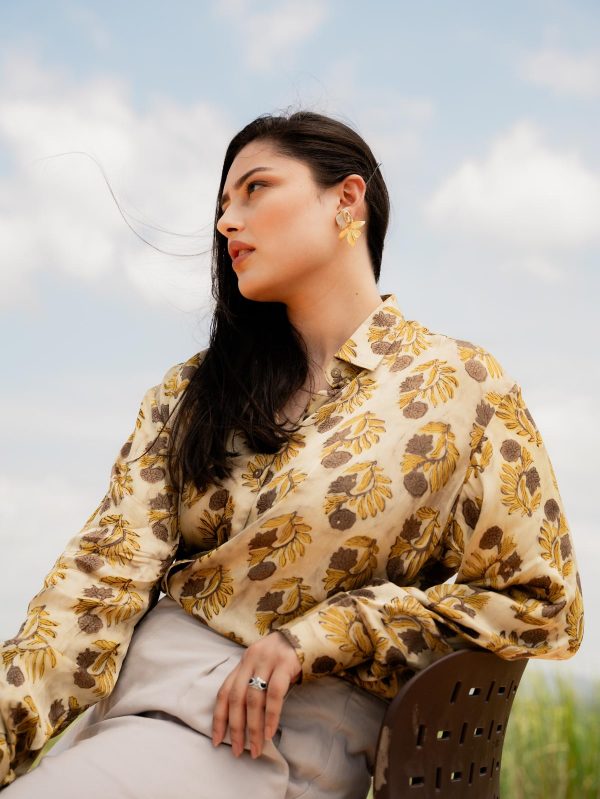 Ajrakh Modal Silk Shirts - Image 2