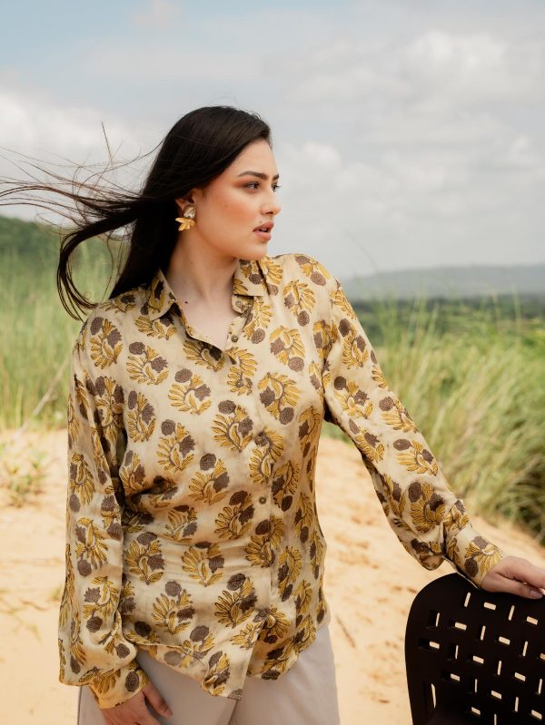 Ajrakh Modal Silk Shirts - Image 4