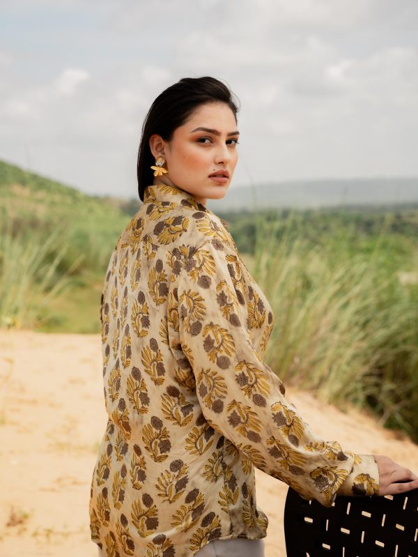 Ajrakh Modal Silk Shirts - Image 5