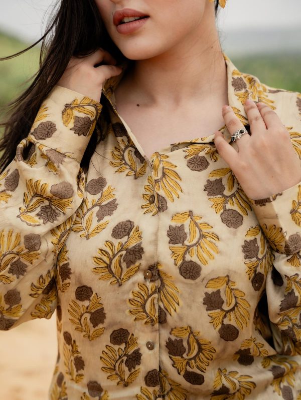 Ajrakh Modal Silk Shirts