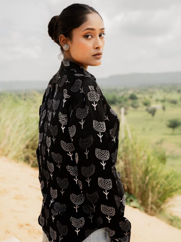 Ajrakh Modal Silk Shirts - Image 4