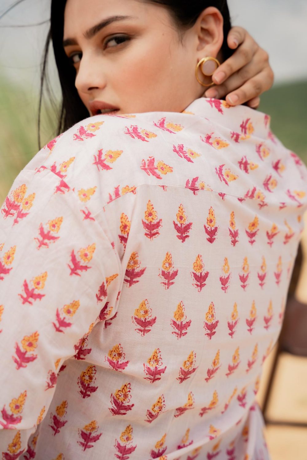 Sanganeri Over-Sized Cotton Shirts - Image 5
